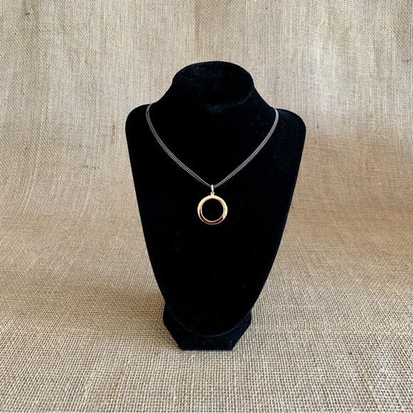 GK .925 Sterling Silver Necklace Live Love Laugh Pendent 16” w/ 2” Extender - Picture 2 of 9